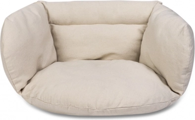 Възглавница за висящ стол гнездо в цвят екрю