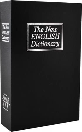 Сейф, скрит в книга – книжовен трезор, черен