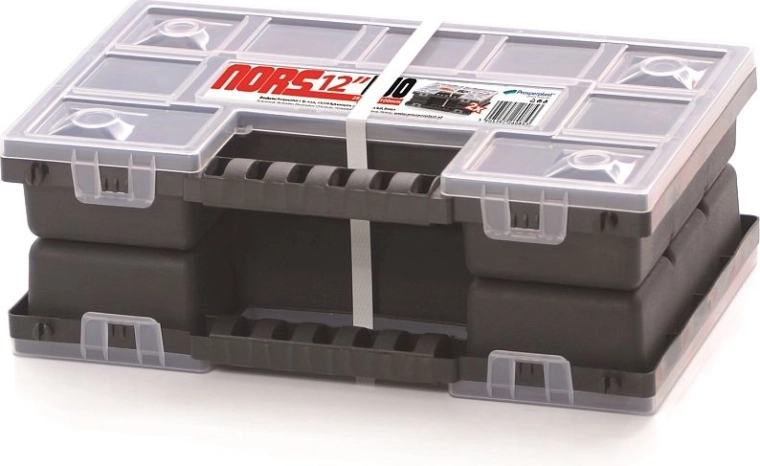NORS DUO Plastic Organizer – set of two connectable boxes