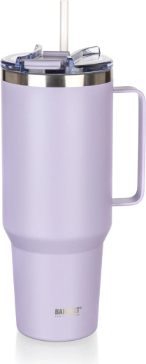 Термочаша с дръжка 1200 ml лилава TWAIN