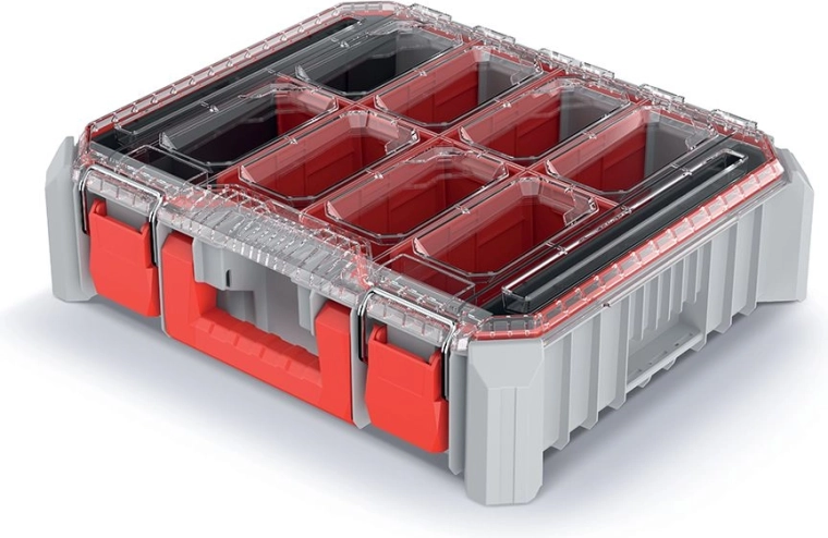 Tool Organizer C BLOCK BRIDGE, gray-red, 44.5 × 36.8 × 12.2 cm