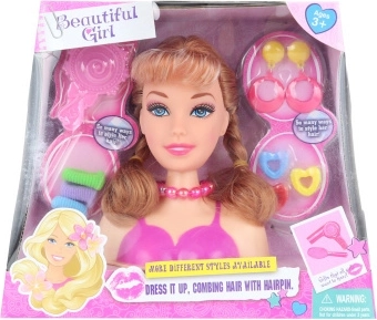 Глава за прически с аксесоари за оформяне