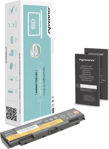 Movano Battery for Lenovo ThinkPad W540, L540 and T440P, 4400 mAh (48 Wh)