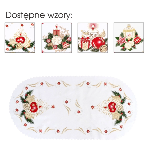 Christmas decorative napkin/cloth Boże Narodzenie (30 × 50 cm) – set of 3 pcs