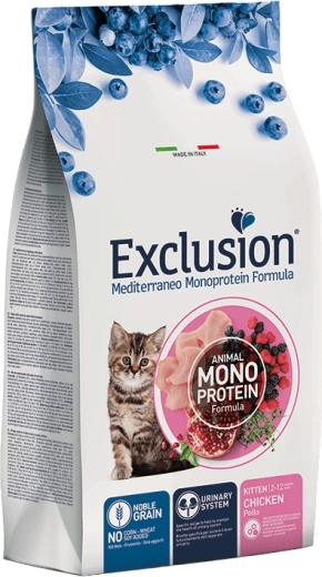 Exclusion Kitten пилешки гранули за котенца 300 г