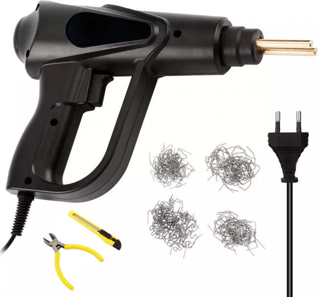 Компактна машина за заваряване на пластмаса с LED и аксесоари