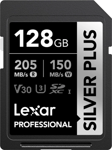 Памет карта Lexar Professional Silver Plus SDXC 128 GB