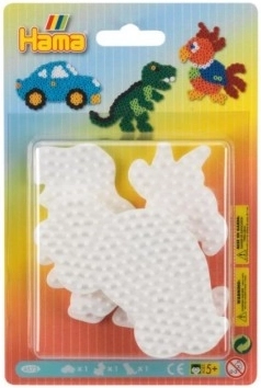 Подложка за термо-мъниста с мотиви Колa, Папагал и Динозавър