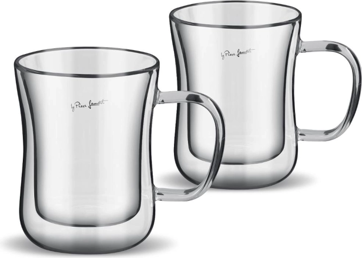 Lamart set of latte thermal glasses 400 ml, 2 pcs