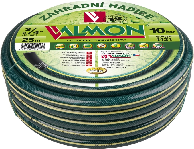 Градински маркуч 3/4" 15 м, зелен, непрозрачен