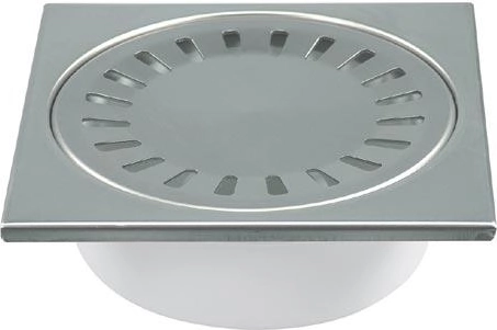 Floor drain bottom outlet PV DN 50/55 stainless steel