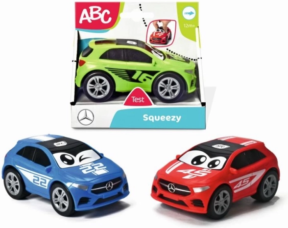 Стискаща се количка MERCEDES ABC, 11 см – 3 цвята