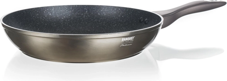 Алуминиев тиган 28 см с незалепващо покритие METALLIC PLATINUM