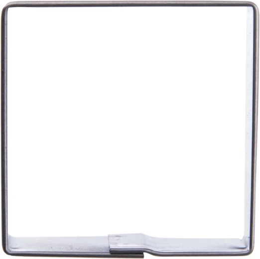 Stainless steel square cookie cutter