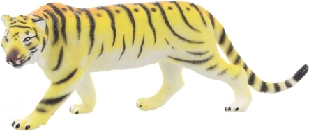 Tiger brown plastic figurine 11 cm