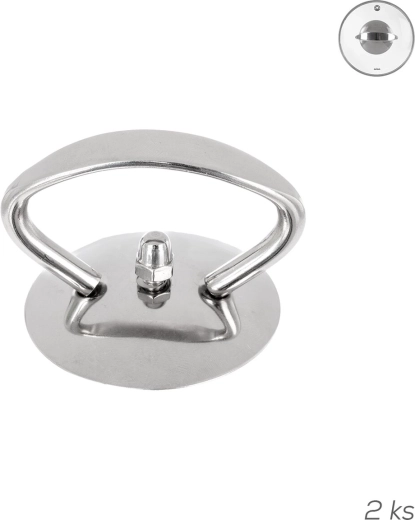 Stainless steel lid handle loop S - 2 pcs