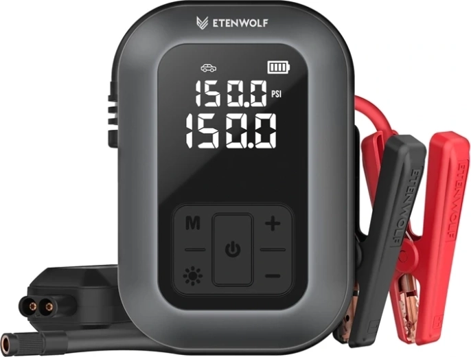 Etenwolf X5 Pro Car Air Compressor with 6000 mAh Battery