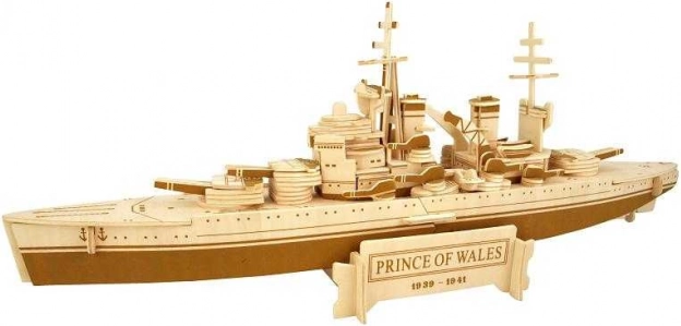 Дървени 3D пъзели боен кораб Prince of Wales