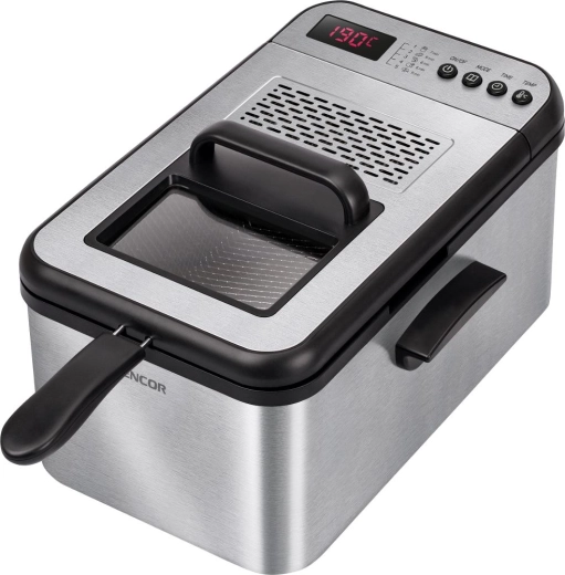 Електрически фритюрник от неръждаема стомана Sencor SFR 8200SS