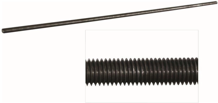 Threaded rod M12 DIN 975, strength class 4.8, 1 m