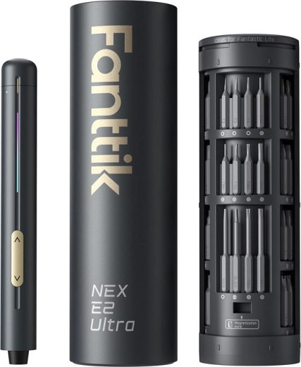 Fanttik E2 Ultra Mini електрическа прецизна мини отвертка с 50 бита S2