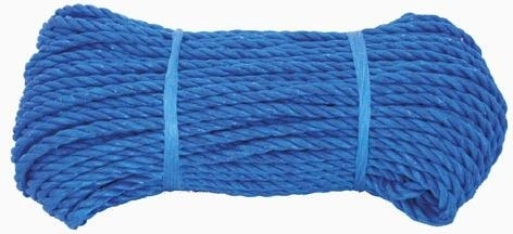 Twisted polypropylene rope 4 mm, 30 m