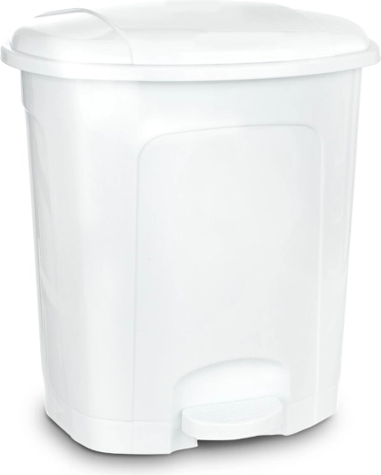 30 L Pedal Bin – White