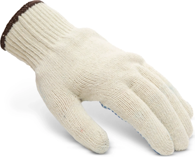 Non-slip cotton gloves with dots L
