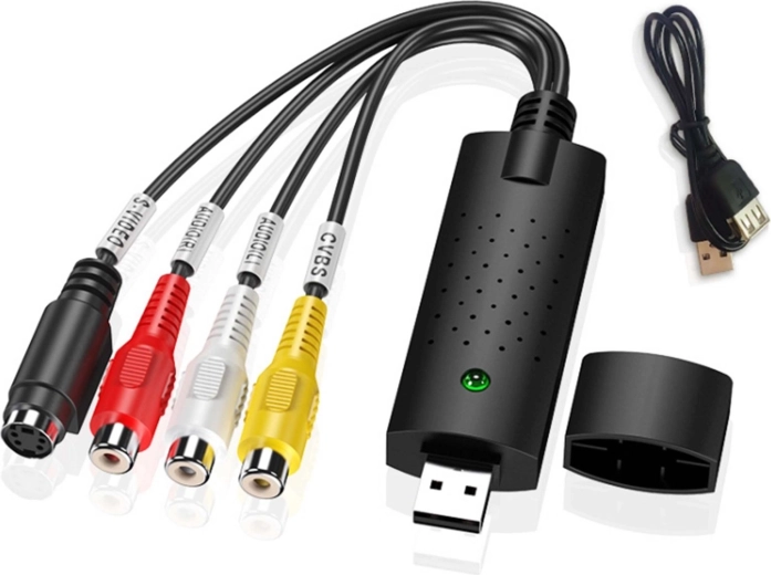 USB video grabber EasyCap for VHS digitization