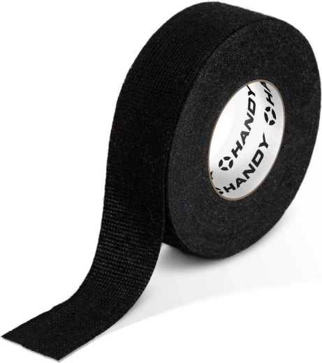 Self-adhesive textile tape for cable harnesses, 15 m × 19 mm, black