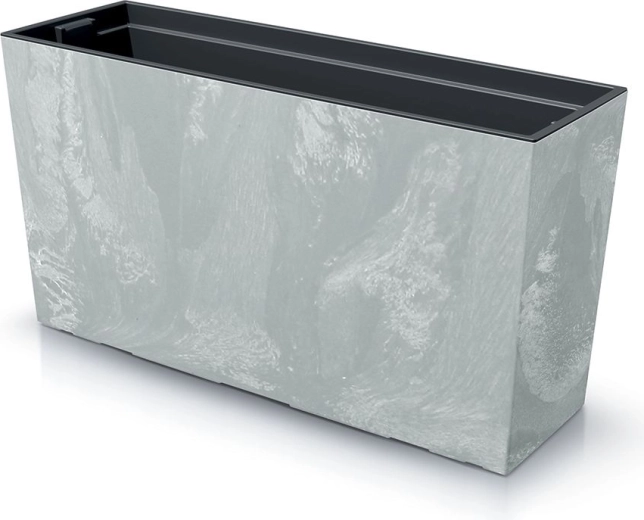 URBI Case Planter with Insert, Concrete Effect M 77 cm