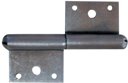 Window hinge 100 mm right, galvanized