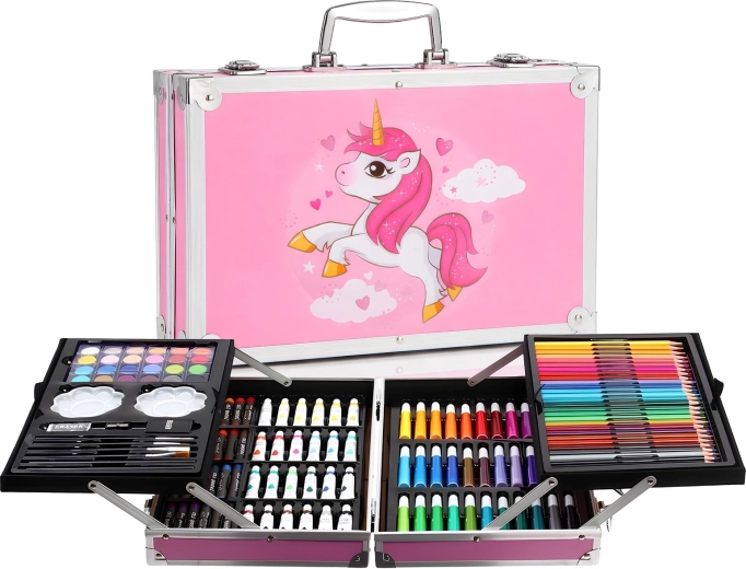 Детски комплект за рисуване RENEW FORCE Pony с мотив на еднорог, 145 части