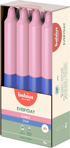 Scented Taper Candle Bubble Gum - 1 piece