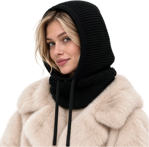 Women's Glimz 3-in-1 Black Winter Balaclava