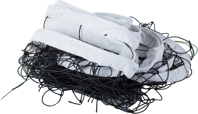 Волейболна мрежа 9,5 × 1 m с опъващо въже и транспортна чанта