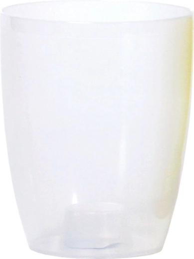 COUBI ORCHID flower pot for orchids 13 cm, transparent matte white