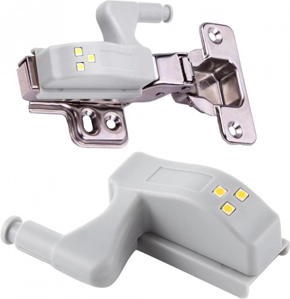 Осветление за панта на шкаф с 3 LED диода