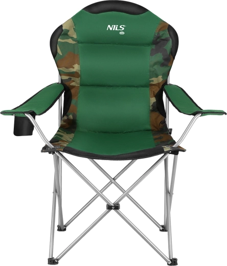 Сгъваем къмпинг стол NILS Camp camo