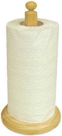 Wooden paper towel holder from beech wood 31.5 cm