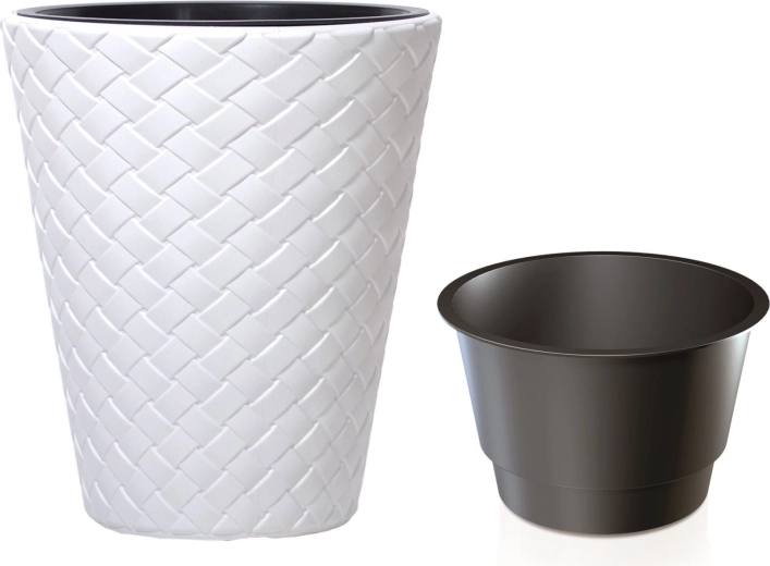 Matuba Planter with Insert 30 cm white