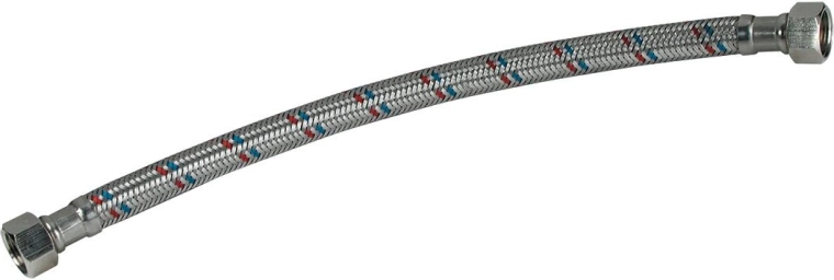 Неръждаемa присъединителнa гъвкавa връзка 1/2" x 3/8" 40 см