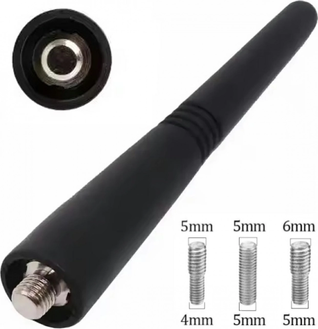 Автомобилна антена AM-FM 9 см черна