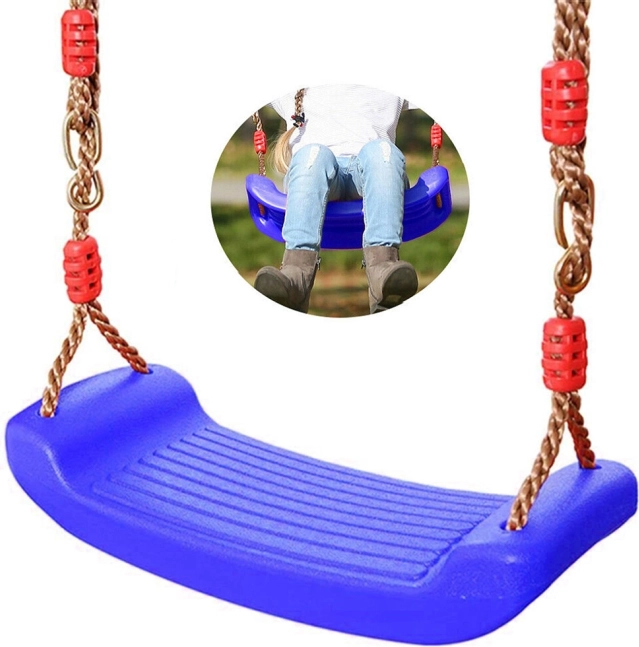 Детска градинска гимнастическа люлка с дръжки – Синя