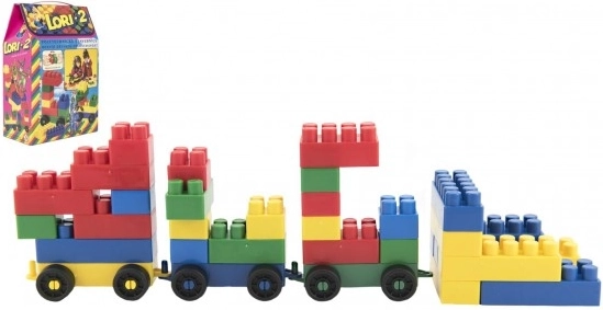 Конструктор LORI 2 пластмасов, 35 елемента