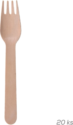 Wooden Fork Nature 15.5 cm (20 pcs)