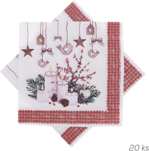 Christmas Paper Napkins 33 × 33 cm (20 pcs)