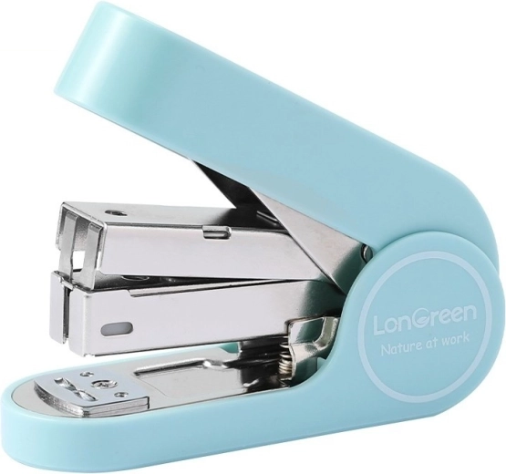 LonGreen EM416 Stapler for 25 Sheets, Blue