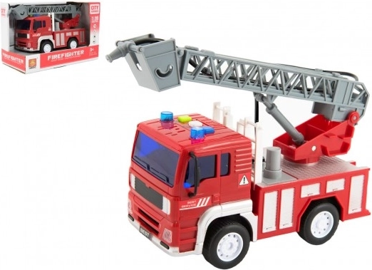 Пожарна кола с водна струя и светлинни ефекти