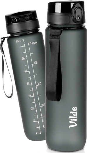 Vilde 1 L Water Bottle – Black